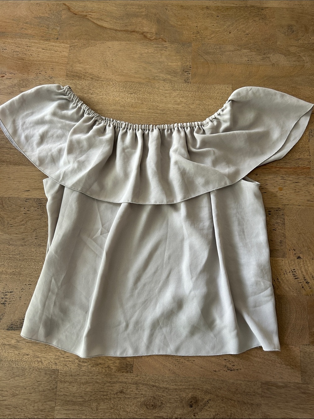 Wilfred Cream Off-Shoulder Ruffle Camisole